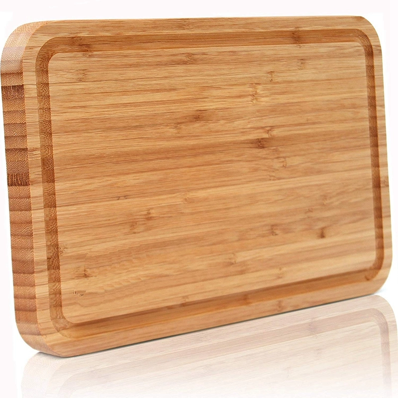 Wholesale Rectangle Bamboo Cutting Board Extra Large and Thick Chopping Board with Drip Groove