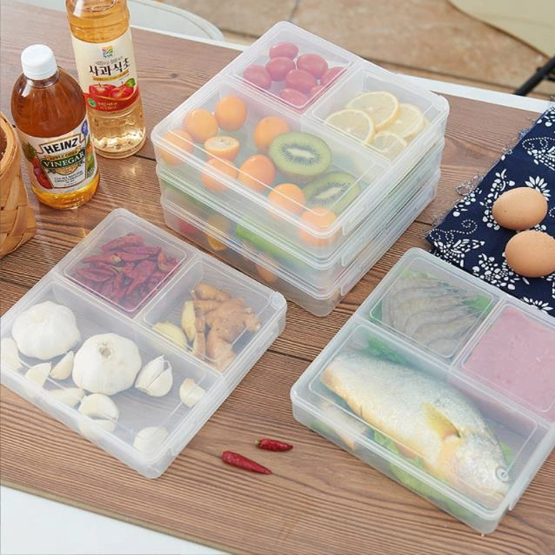 Frozen Meat Compartment Box Refrigerator Storage Box Food Packaging, Scallion Ginger Garlic Prepared Dishes Side Dishes Frozen Preservation Box