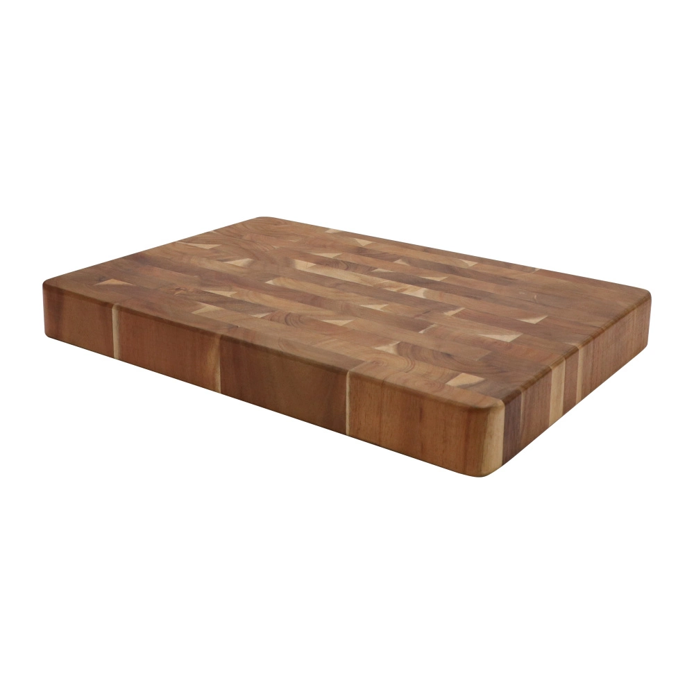 Multipurpose Thick Acacia Wood End Grain Wooden Chopping Meat Vegetables Cutting Board Wholesale